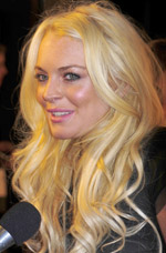 lindsay lohan blonde hair