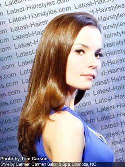 2010 Stylish Long Sleek Hairstyles