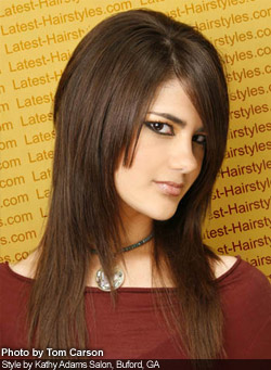 2010 Stylish Long Sleek Hairstyles