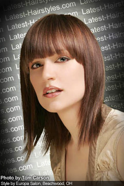 straight bangs