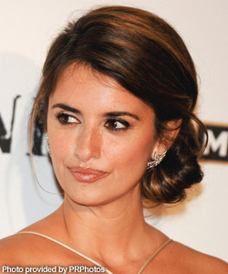 wedding celeb cruz Celebrity Wedding Hairstyles   Long