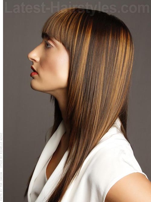 long-sleek-hairstyle-899 A long and sleek hairstyle