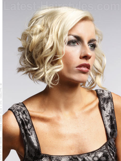 Blonde Curls Hairstyle