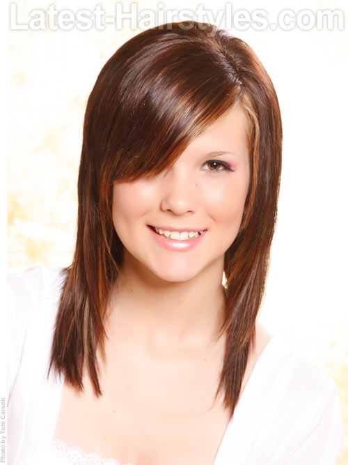cute-long-cut-with-bangs A long haircut with long bangs