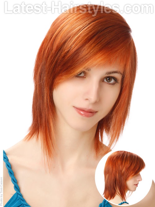 cute-shag-hairstyle A super cute shag hairstyle for school