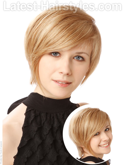 school-short-pixie-hairstyle A cute short pixie hairstyle for school