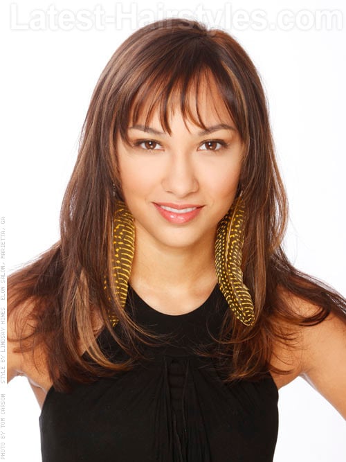 Haircuts Bangs Layers