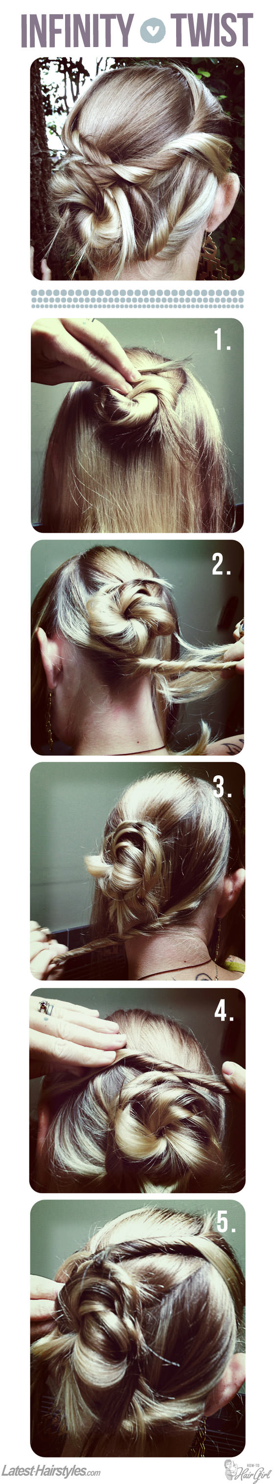 Infinity-Twist Infinity Twist Hair Tutorial