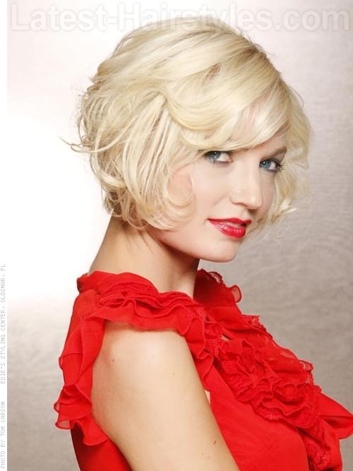 Curly Bob Pale Platinum Tousled Short Cut Angled Cut Curly Bob Pale Platinum Tousled Short Cut Angled Cut