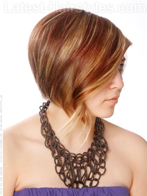 Long Piecey Front Shaped Style - Blonde and Red Highlights Long Piecey Front Shaped Style - Blonde and Red Highlights