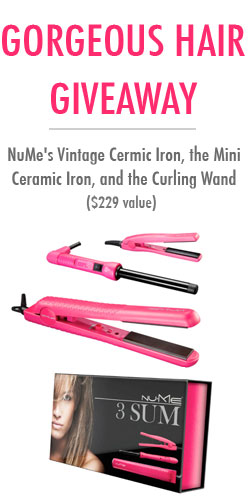 NuMe hair styling tools giveaway