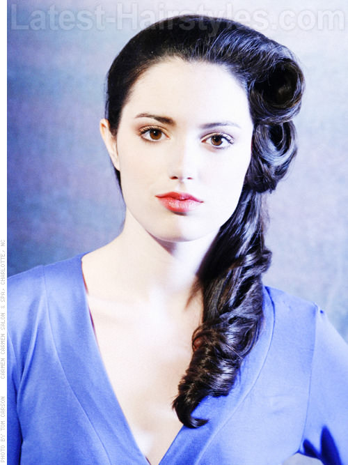 Raven Swirl Style for Longer Hair Raven Swirl Style for Longer Hair
