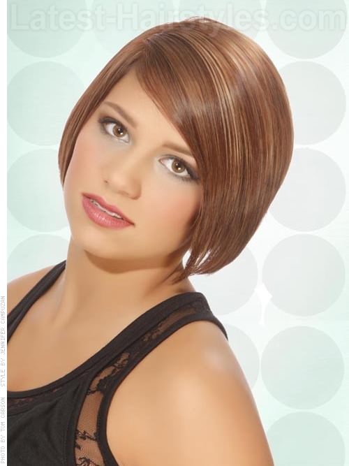 Sleek and Shiny Caramel Colored Bob Sleek and Shiny Caramel Colored Bob