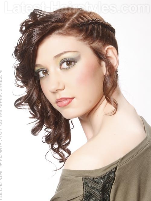Asymmetrical Braid Side View Asymmetrical Braid Side View