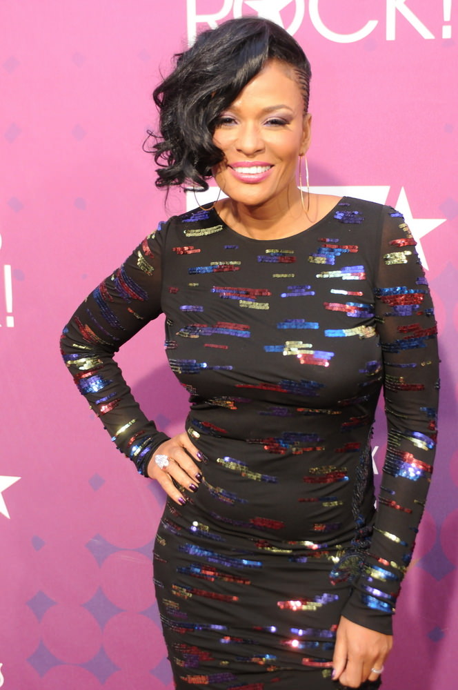 BET Black Girls Rock 2012 Red Carpet Arrivals Beverly Bond Asymmetrical Style