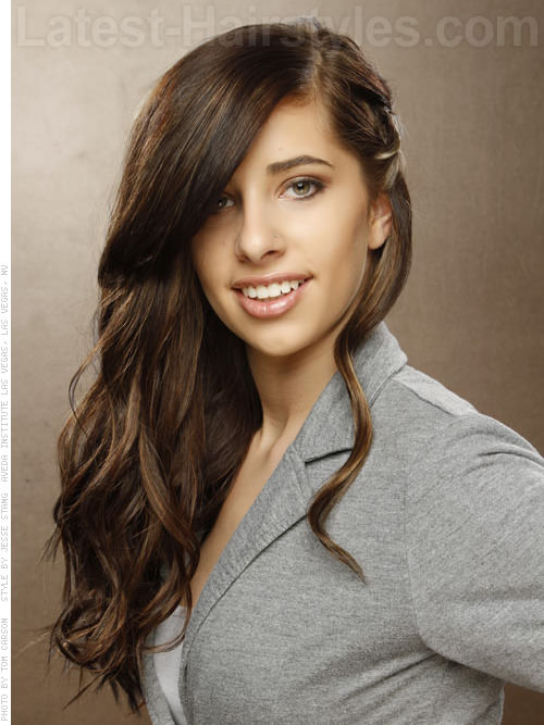 Bombshell Locks - Long Loose Brunette Waves Bombshell Locks - Long Loose Brunette Waves