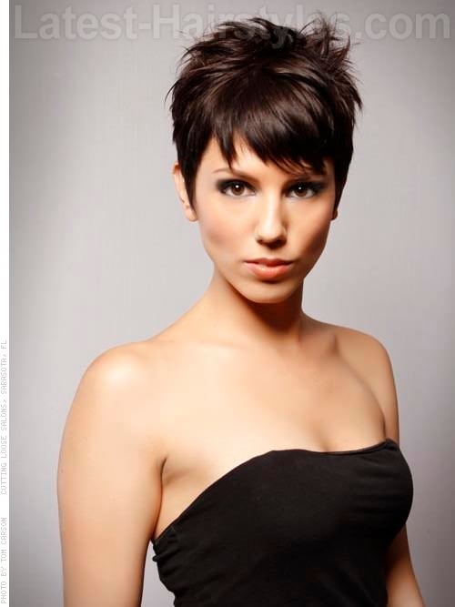 Pixie Perfect Sculpted Cut with Shaped Bangs and Side Pieces Pixie Perfect Sculpted Cut with Shaped Bangs and Side Pieces