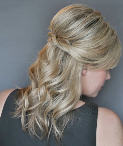 Half-Up, Half-Down Hairstyles With a Twist | Haircuts, Hairstyles for ...