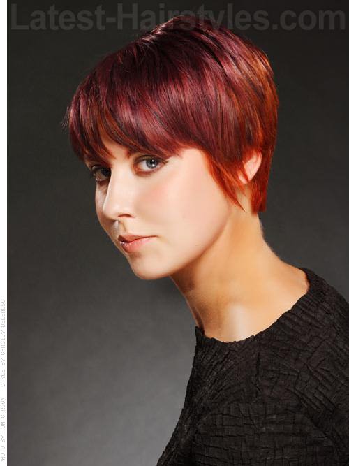 Violet Haze Lovely Pixie with Long Bangs Violet Haze Lovely Pixie with Long Bangs