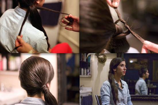 side ponytail tutorial