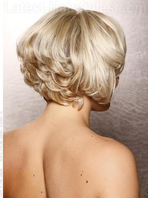 Full of Volume Bob Pale Blonde Look - Stacked Back Full of Volume Bob Pale Blonde Look - Stacked Back