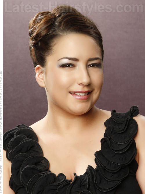 Upsweep Hairstyles How Tos | princess upsweep delicate style for prom with braids Upsweep Hairstyles How Tos | princess upsweep delicate style for prom with braids