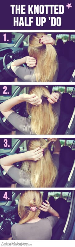 Super Quick & Easy Hairstyles You Can Do in Your (Parked) Car