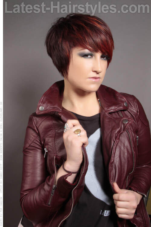 Long Pixie Hairstyle With Fringe Long Pixie Hairstyle With Fringe