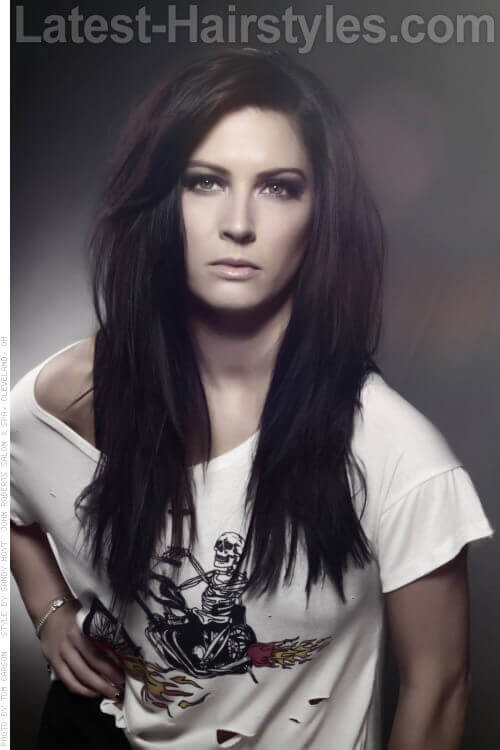 Long Tousled Hairstyle with Texture Long Tousled Best Hairstyle with Texture