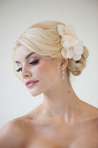 floral prom hair accessory