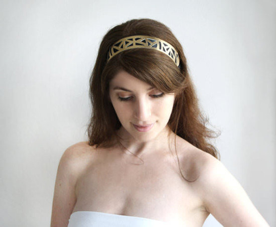 geometric headband prom hair accessories