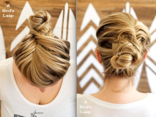 fishtail bun
