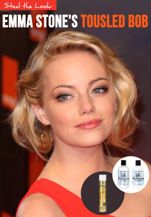 New Emma Stone Look to Steal: The Tousled Bob
