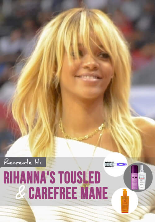 These are only a few words that come upwards to heed inwards regard to this fabulous hairstyle donned Influenza A virus subtype H5N1 “Come-Hither” Hair Tutorial: Rihanna’s Tousled Mane