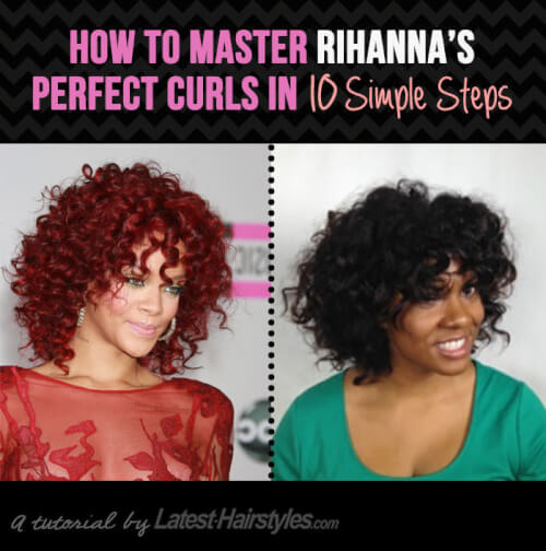 s Carina too I am dorsum to part my favorite agency to acquire a total curly pilus expect  The Best Rihanna Curls Tutorial You’ll See All Year