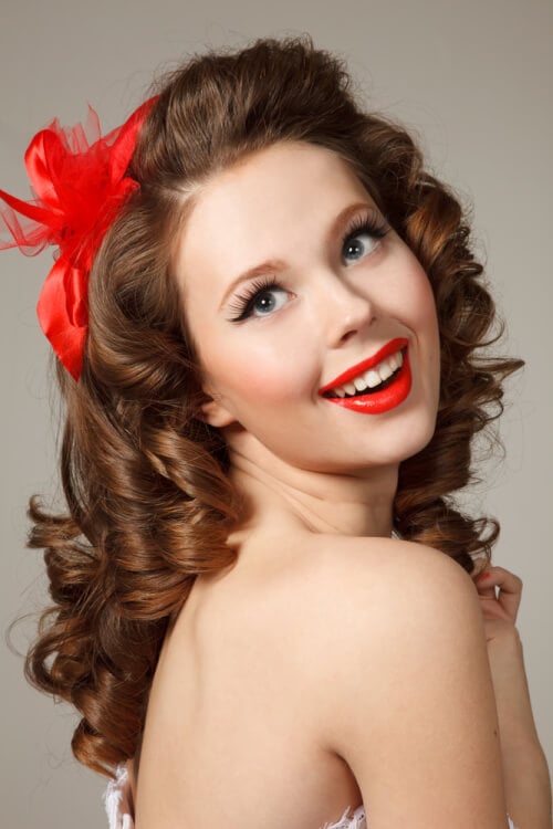  Bless your lucky stars the obsession amongst all things vintage continues 42 Pin Up Hairstyles That Scream “Retro Chic”