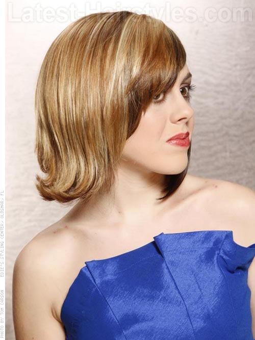 Adding bangs to a hairstyle is similar adding a cherry to the laissez passer on of an H2O ice cream sunday 53 Medium Hairstyles With Bangs: Our Latest Faves!