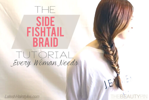 in addition to I am hither to say yous that braids aren The Side Fishtail Braid Tutorial Every Woman Needs