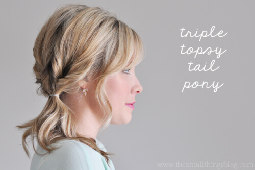 s curated post service features v dissimilar topsy tail hair tutorials that are every bit slowly to recre Topsy Turvy: 5 Topsy Tail Hair Tutorials to Get You Dizzy