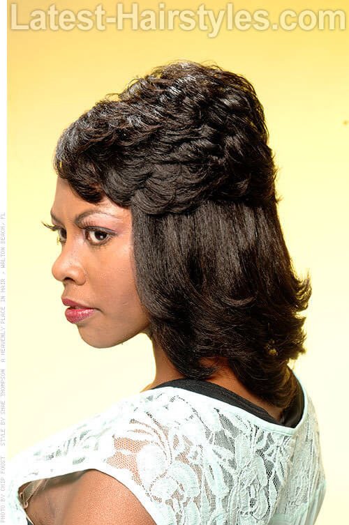 s mutual for ladies to wishing to grow their pilus to real long lengths inwards fellowship to attain 41 Best Shoulder Length Hairstyles for Black Women