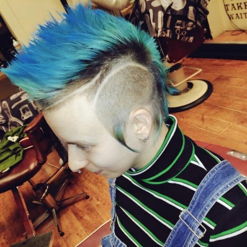 it seems that anything goes when it comes to pilus The xviii Edgiest Examples of Punk Hairstyles