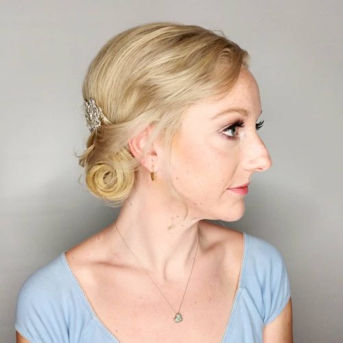 There are so many neat ways to style shorter pilus in addition to hither The nineteen Cutest Updos for Short Hair