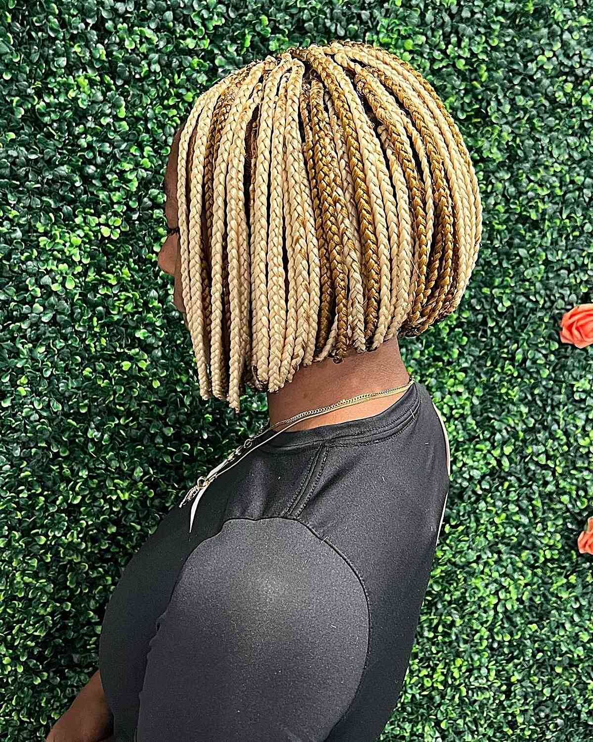 A-line Bob Box Braids