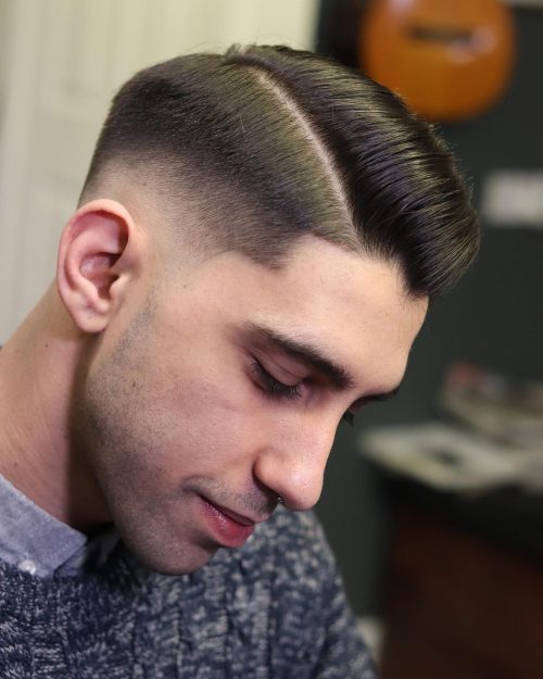 s hairstyle where the pilus is parted to ane side sixteen Classy Meets Modern Side Part Haircut Ideas for Men