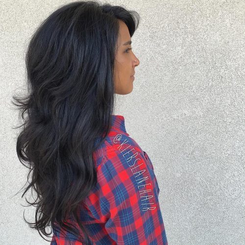 y'all likely direct hold some sort of layering going on inward your pilus 34 Choppy Layered Hairstyles That Will Flatter Anyone