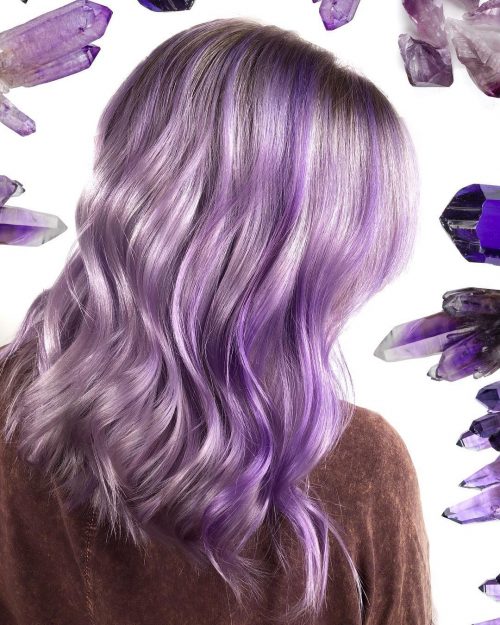 ll definitely direct hold fun creating a modern together with sexy color melt for your locks 21 Examples of Purple Highlights to Show Your Colorist