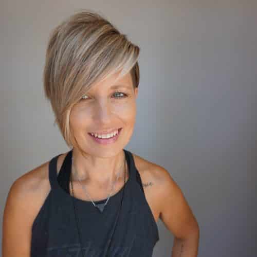 Ash Brown Pixie Undercut