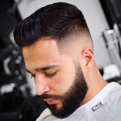 s haircut that has a gradual fade starting nigh the plow over of the caput together with gradually gets sho 21 Slickest Skin Fade aka Bald Fade Haircuts for Guys