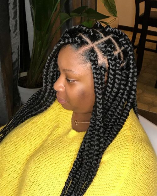 18 Hottest Jumbo Box Braids Hairstyles To Inspire You