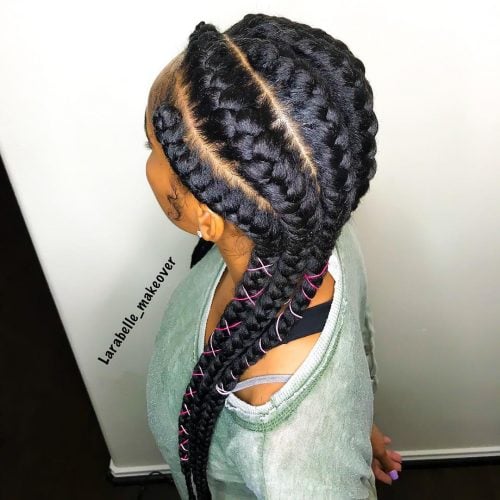 29 Hottest Feed In Braids To Try In 2020